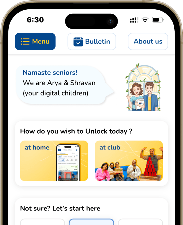 Mobile app screenshot