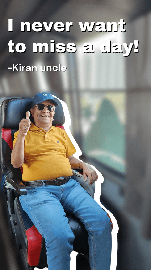 Kiran uncle's testimonial thumbnail